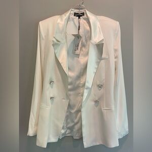 Retrofete Femme Blazer New with Tags White Size S